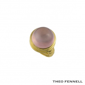 Theo Fennell 18k Yellow Gold Moonstone Ring.